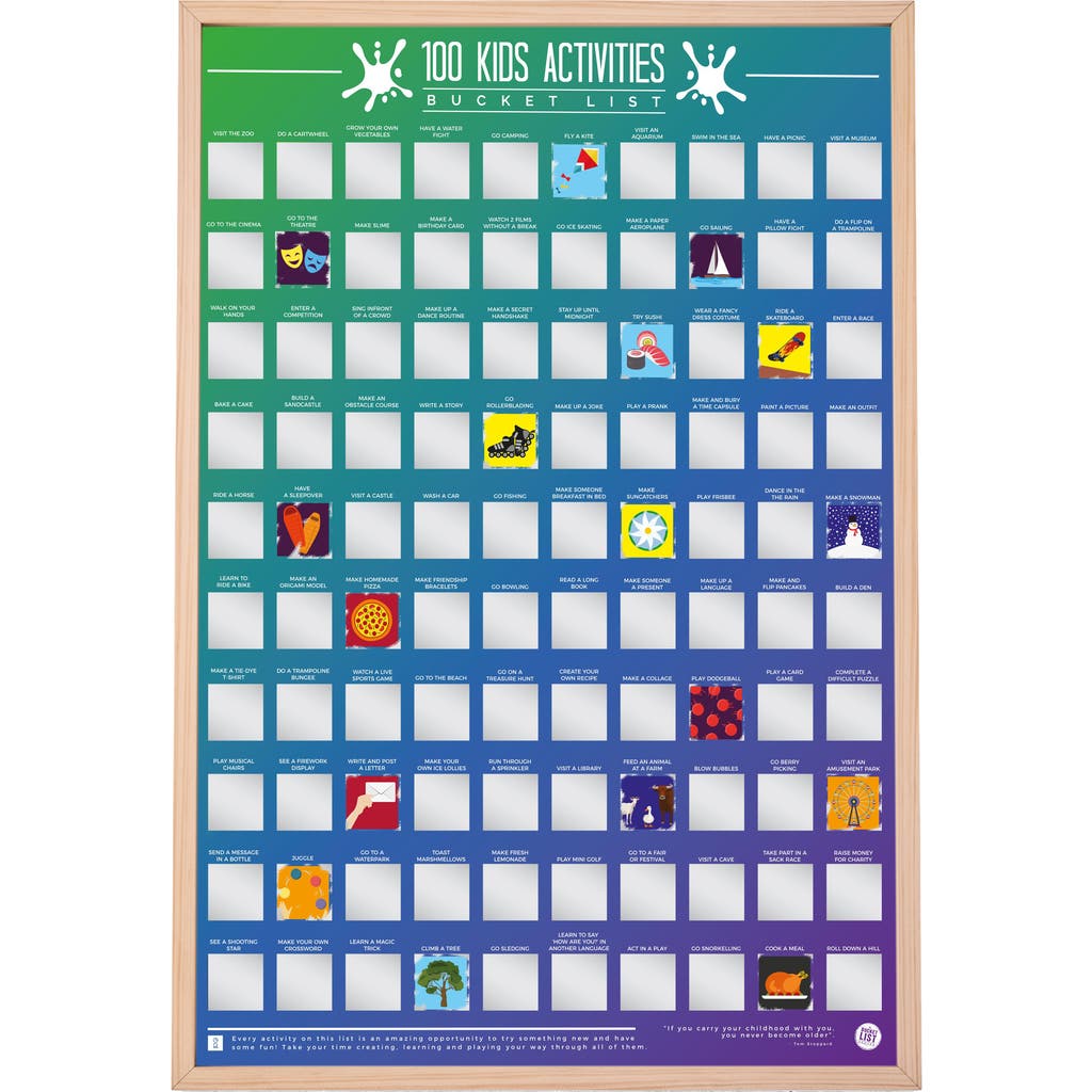 Gift Republic 100 Kids' Activities Bucket List In Multi