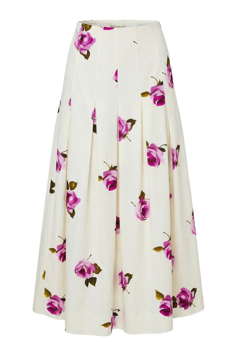 Jordana Skirt, Alternate, color, Floating Rosebuds