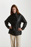 FURNIQ UK Nora Leather Coat