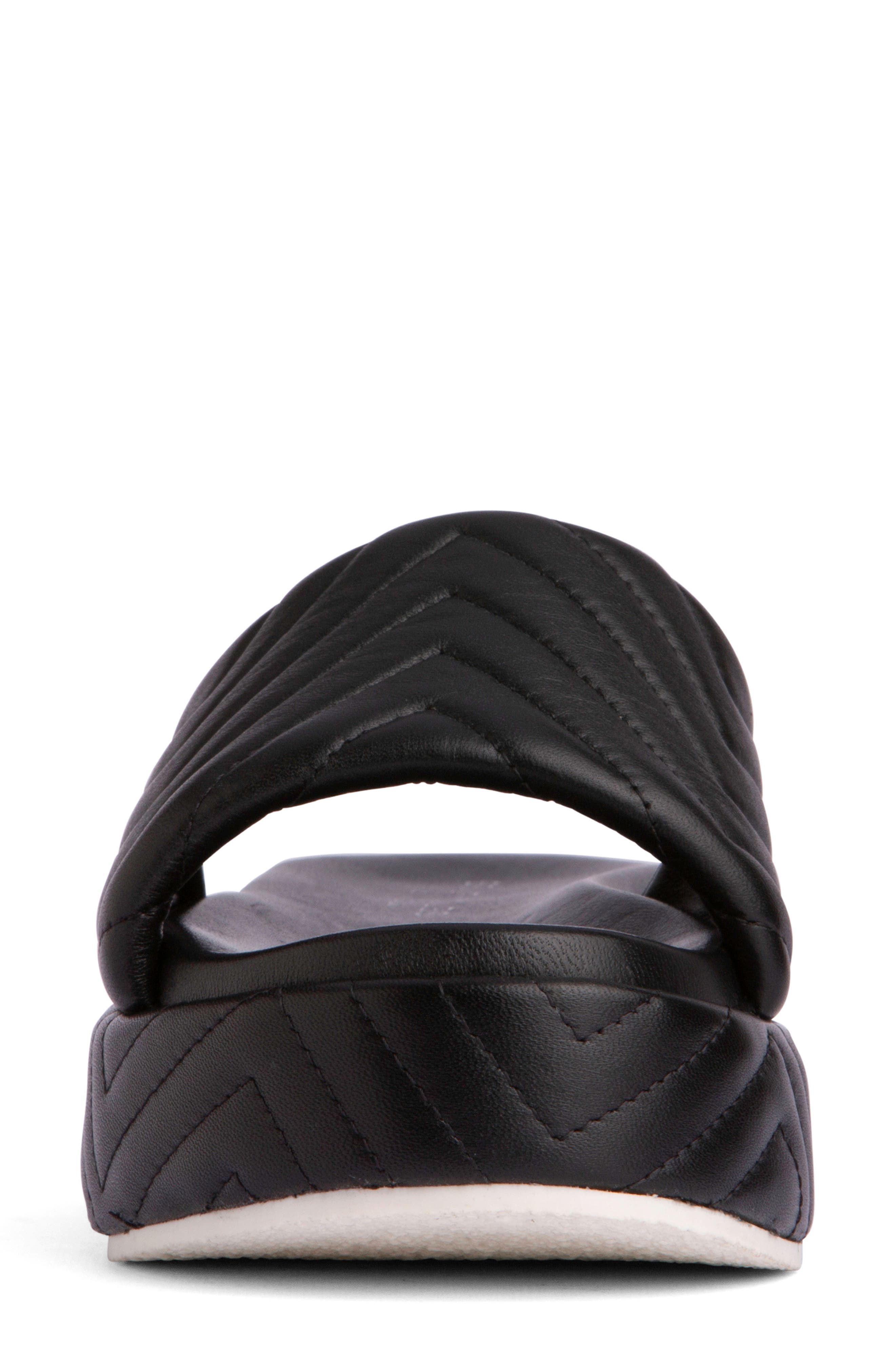 BEAUTIISOLES Deedee Platform Slide Sandal, Alternate, color, Black