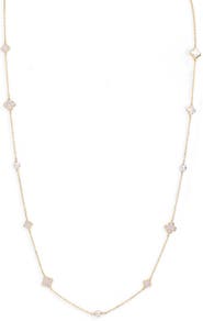 Argento Vivo Sterling Silver Mother of Pearl Clover Pendant Necklace