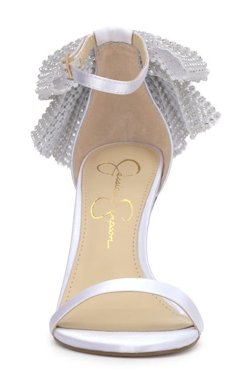 Jessica Simpson Moure Ankle Strap Sandal In White