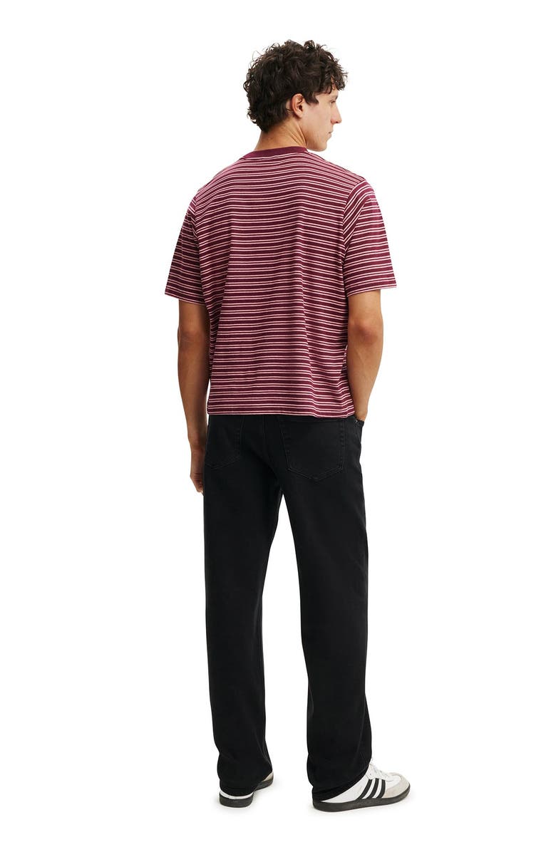 Cotton On Men's Loose Straight Jean, Alternate, color, Roan Black