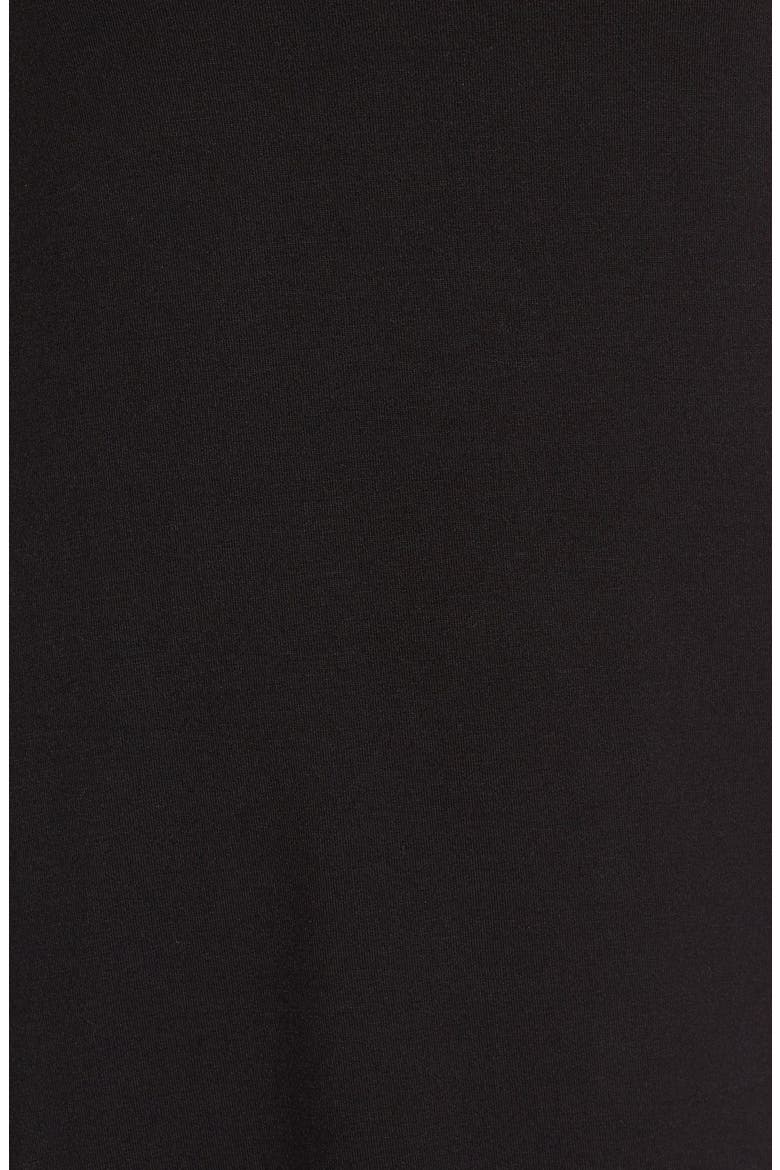 Cowl Neck Shift Dress, Alternate, color, BLACK
