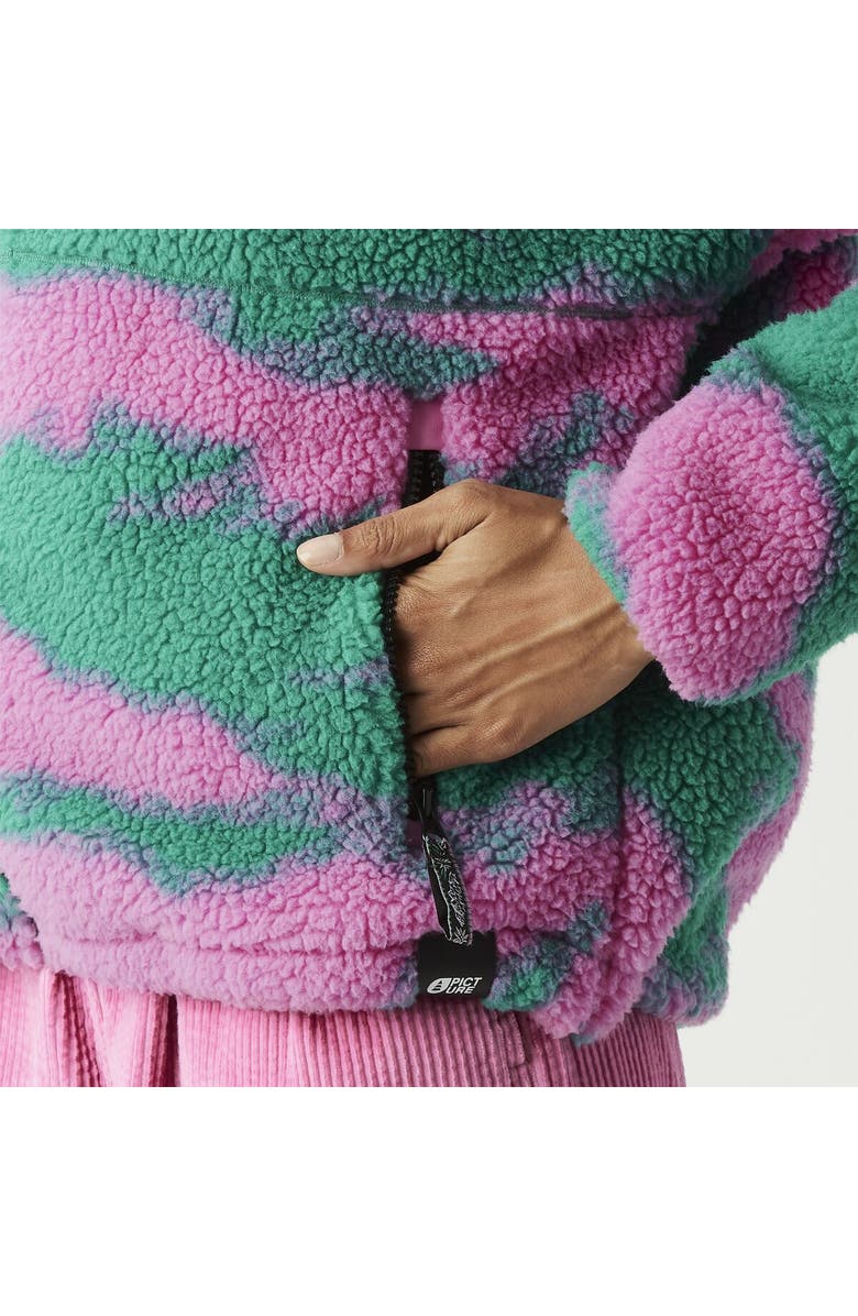 Picture Organic Gypsi Zip Fleece Jacket - Women's, Alternate, color, Retro Bliss Print