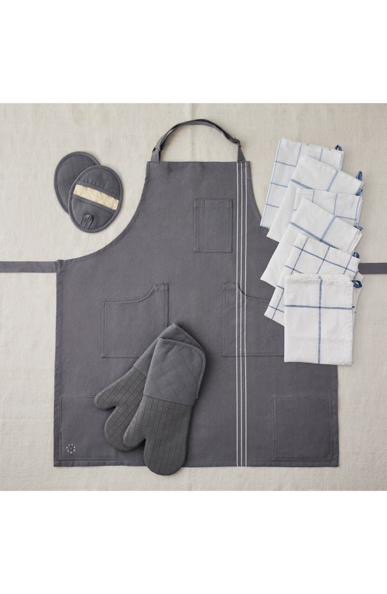 Five Two by Food52 Essential Set of 2 Utility Kitchen Towels, Alternate, color,