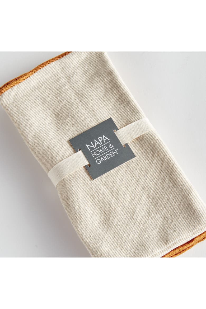 Sawyer Dinner Napkins Set of 4, Alternate, color, Yellow