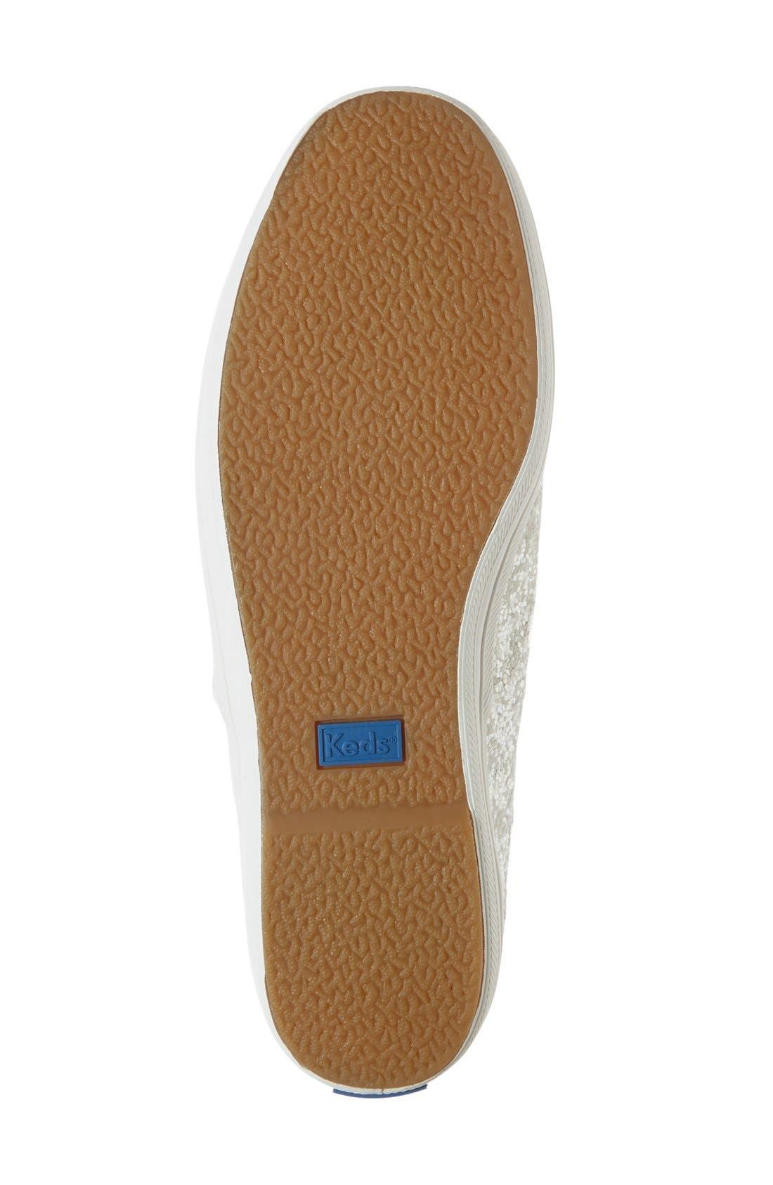 Keds<sup>®</sup> x kate spade new york Keds<sup>®</sup> for kate spade new york glitter sneaker, Alternate, color, 