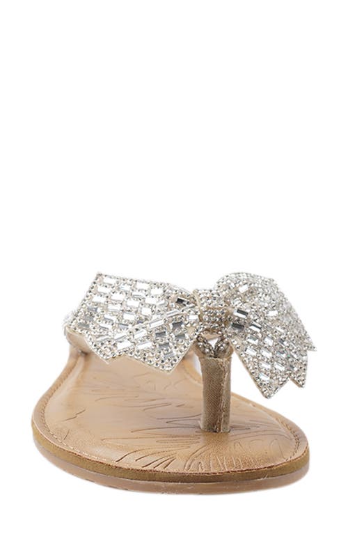 Shop Rock & Candy Rock And Candy Crystal Bow Flip Flop