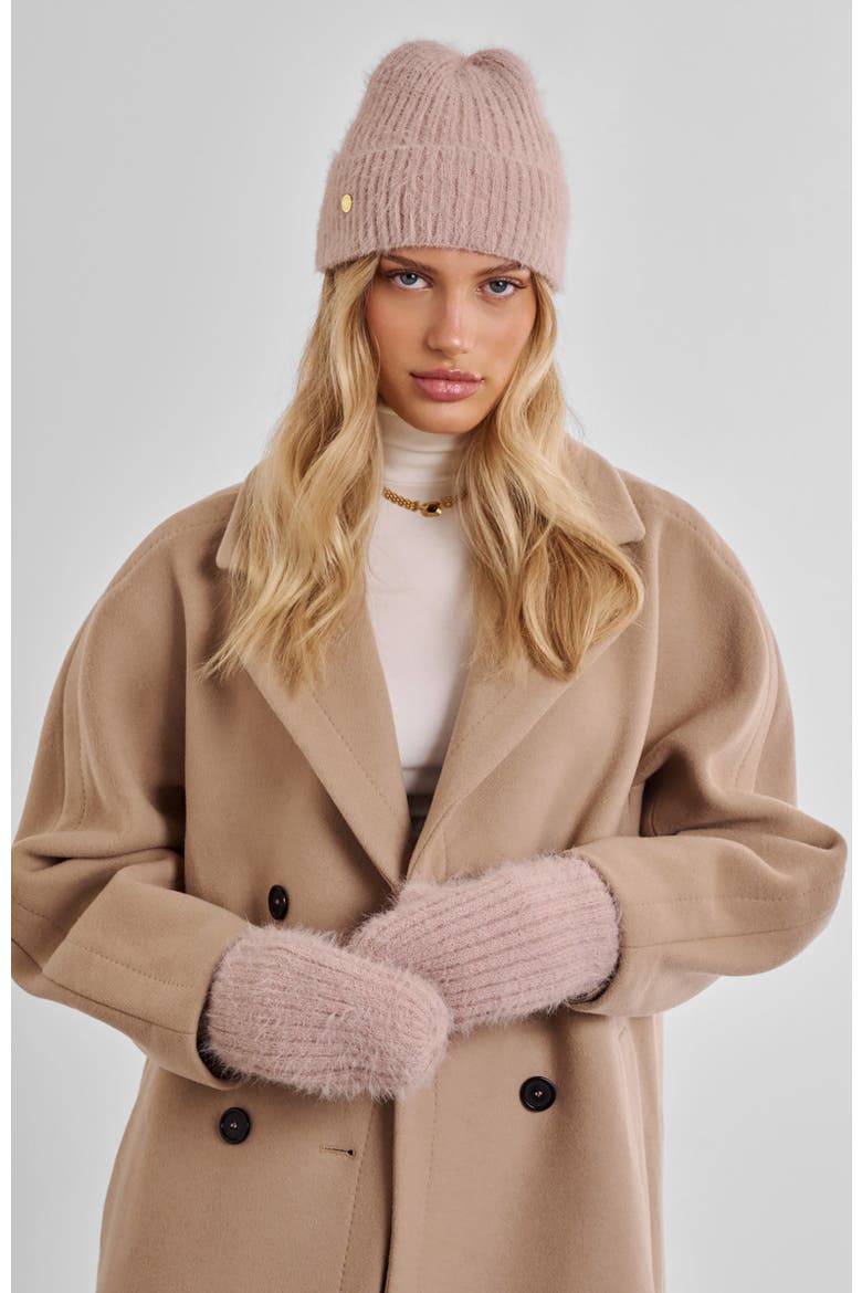 Gift Boxed Hat and Mitten Set, Alternate, color, Blush Pink