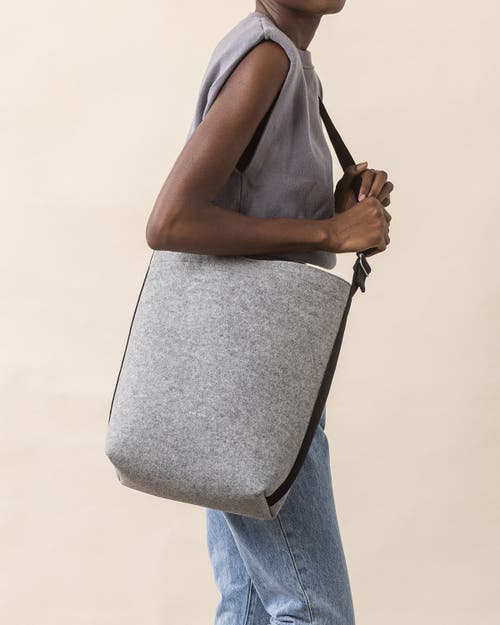 Graf & Lantz Graf Lantz Campus Merino Wool Tote In Granite