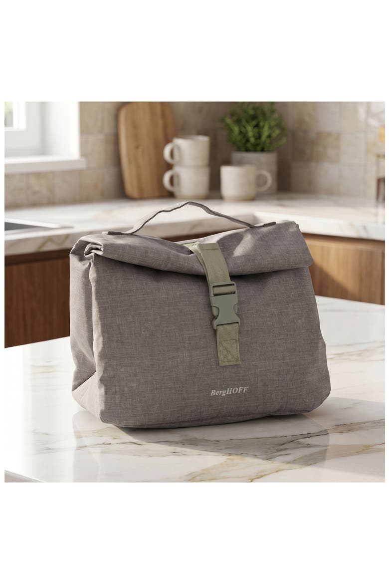 Leo Insulated Lunch Bag, Alternate, color, GREY