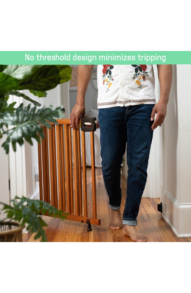 INGENUITY The Stairway 48W Series Pet and Baby Gate, Alternate, color, Natural