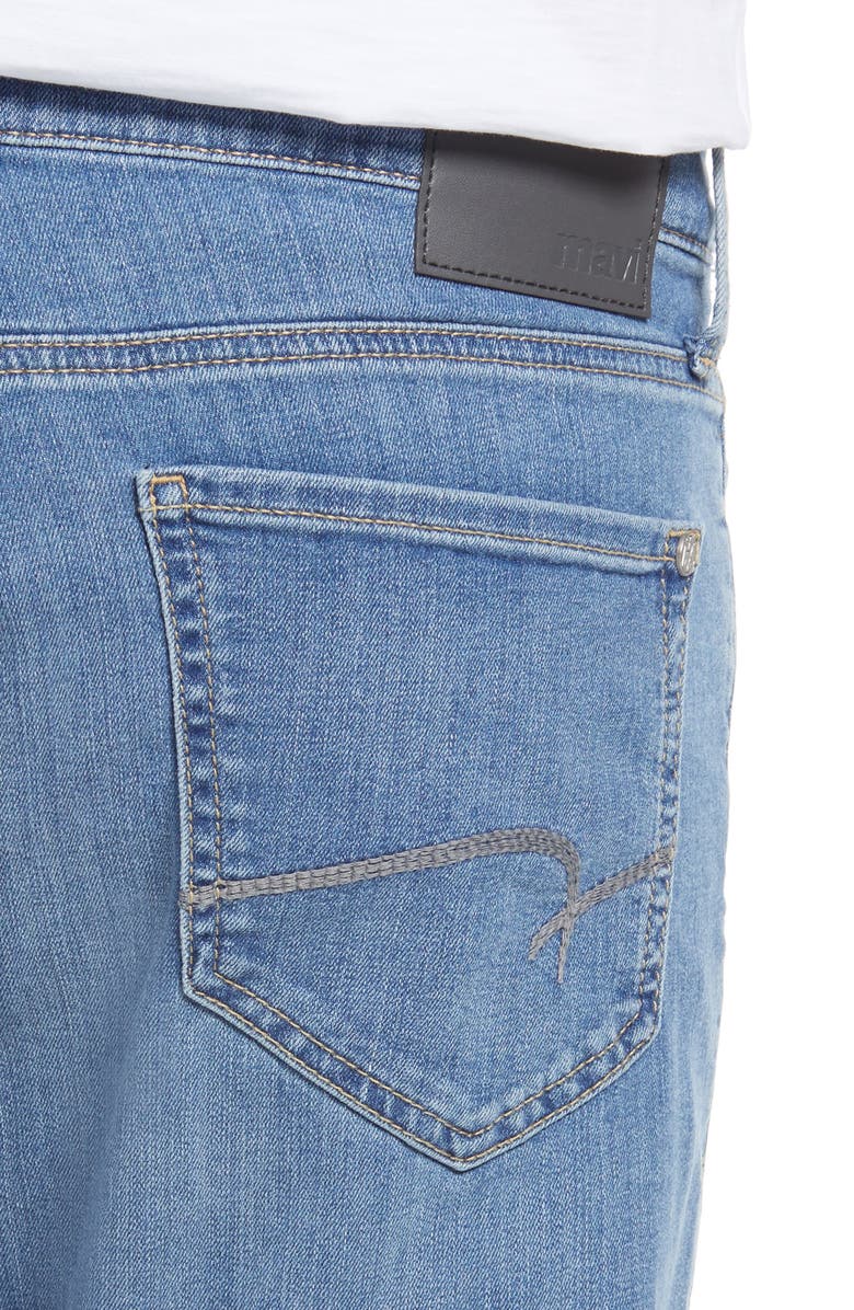 Mavi Jeans Matt Relaxed Straight Fit Jeans, Alternate, color, Lt Brushed Williamsburg