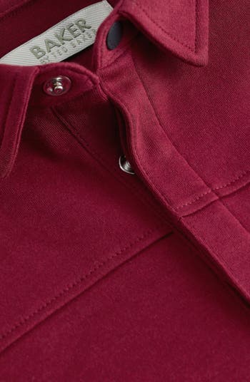 Kids' Long Sleeve Cotton Graphic Half Snap Polo