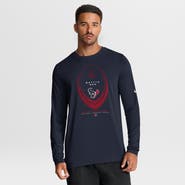 Nike Men's Nike Navy Houston Texans Legend Icon Dri-FIT Long Sleeve T-Shirt