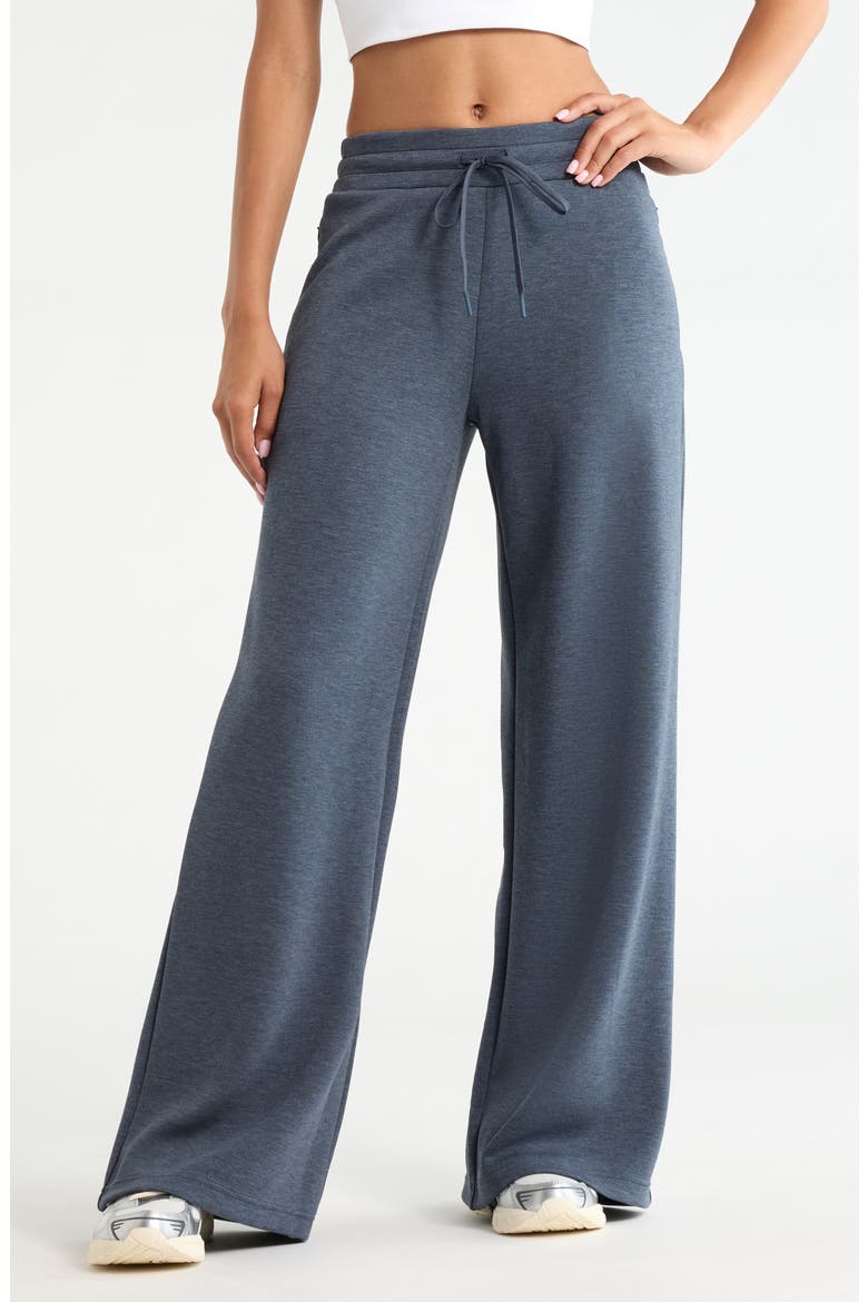 Soft Luxe Wide Leg Pants, Main, color, NAVY ARMADA HEATHER