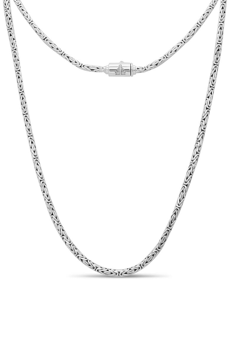 DEVATA Sterling Silver Borobudur Chain Necklace, Main, color, 