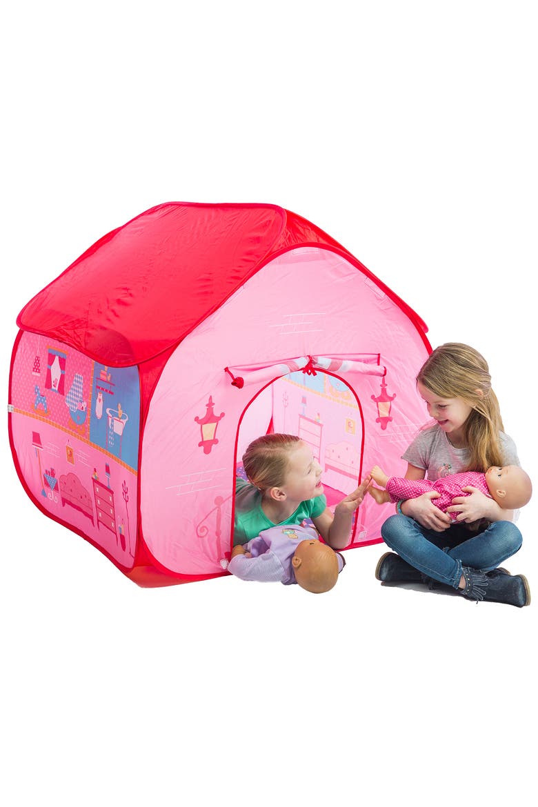 Popitup Dollhouse Tent With House Playmat, Alternate, color, Multicolored