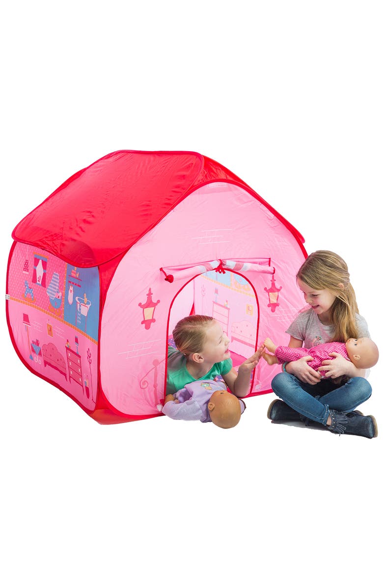 Fun2Give Popitup Dollhouse Tent With House Playmat, Alternate, color, Multicolored