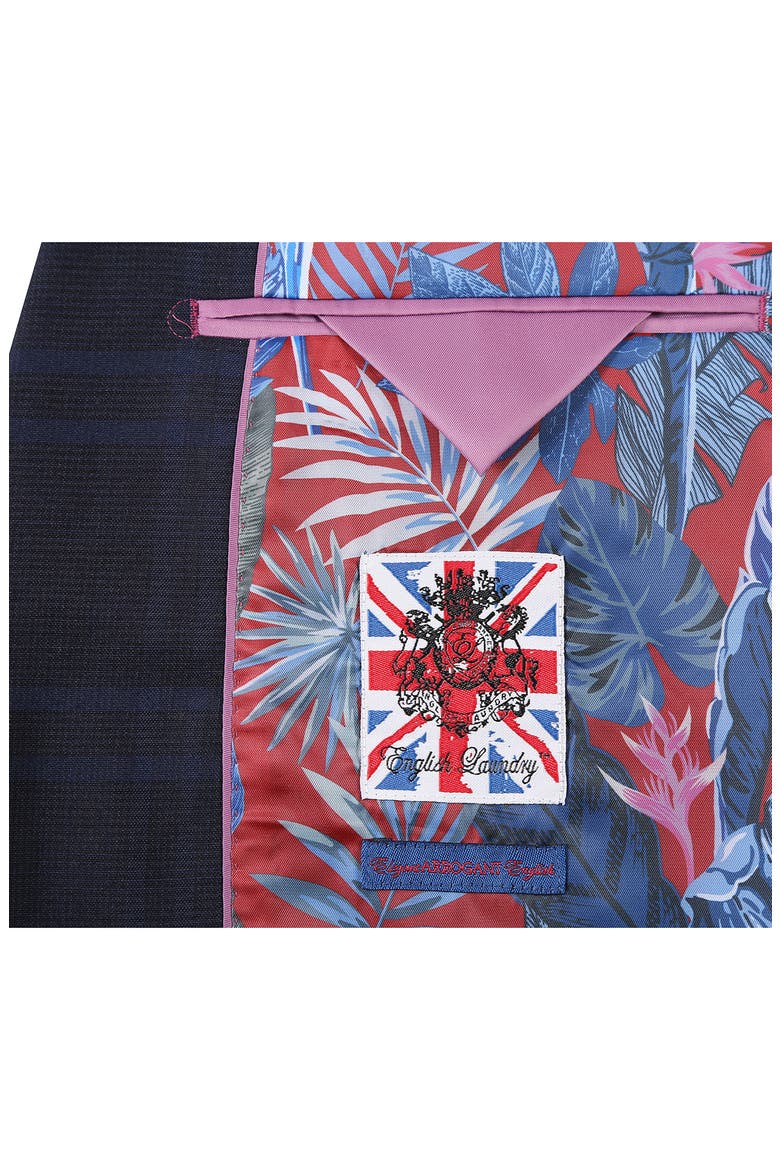 Notched Lapel Two-Piece Suit, Alternate, color, NAVY