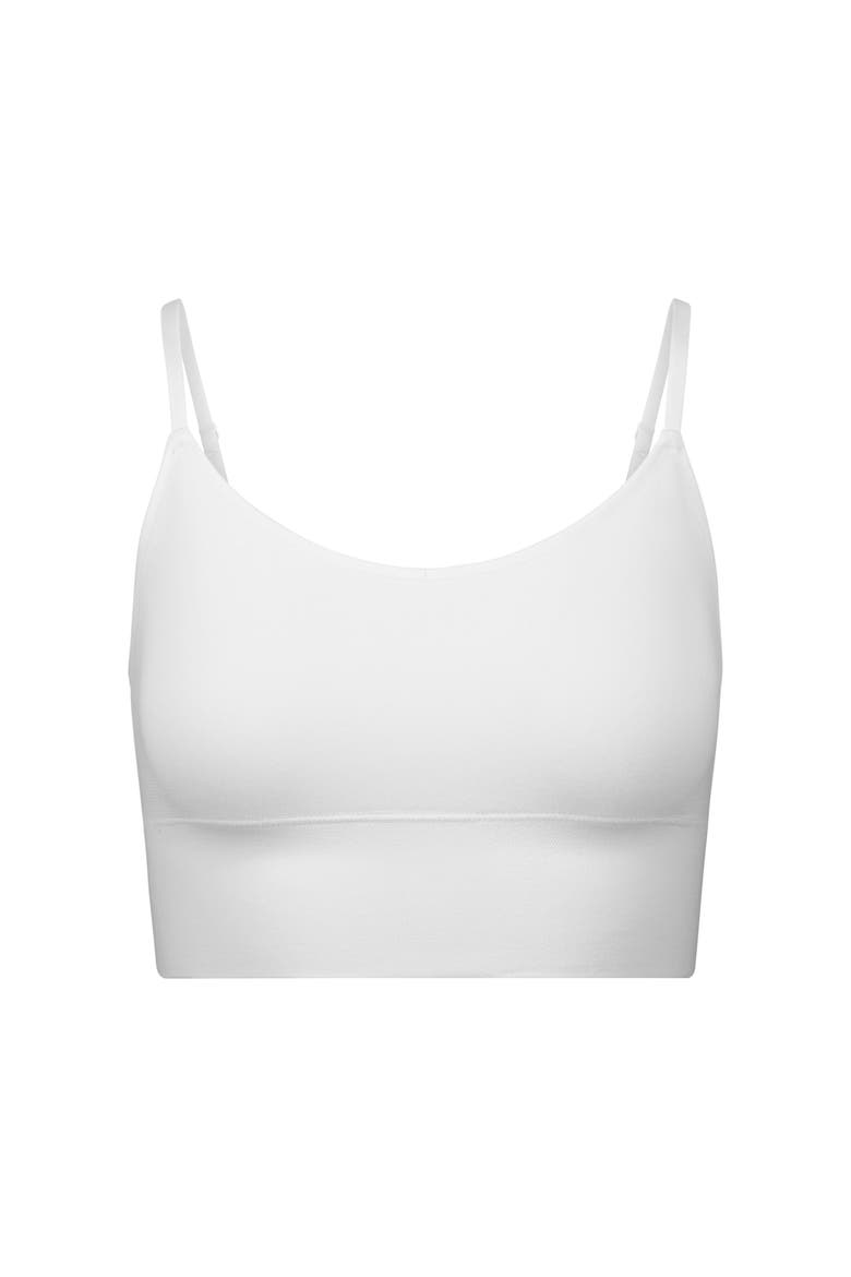Soft Cami Bra Top, Main, color, white