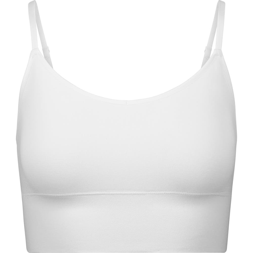 BRABAR Soft Cami Bra Top in White at Nordstrom, Size Large