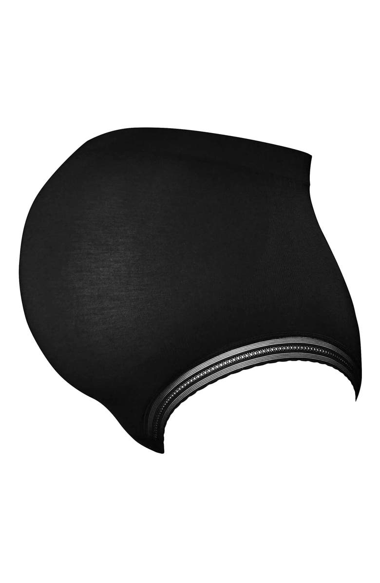 Cache Coeur Milk Seamless High Waist Maternity Briefs, Alternate, color, Black