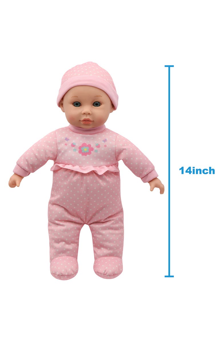 Cuddle Kids 14" Triplets Dolls with Large Blanket 
3 Bottles, Ages 2+, Alternate, color, Multicolored