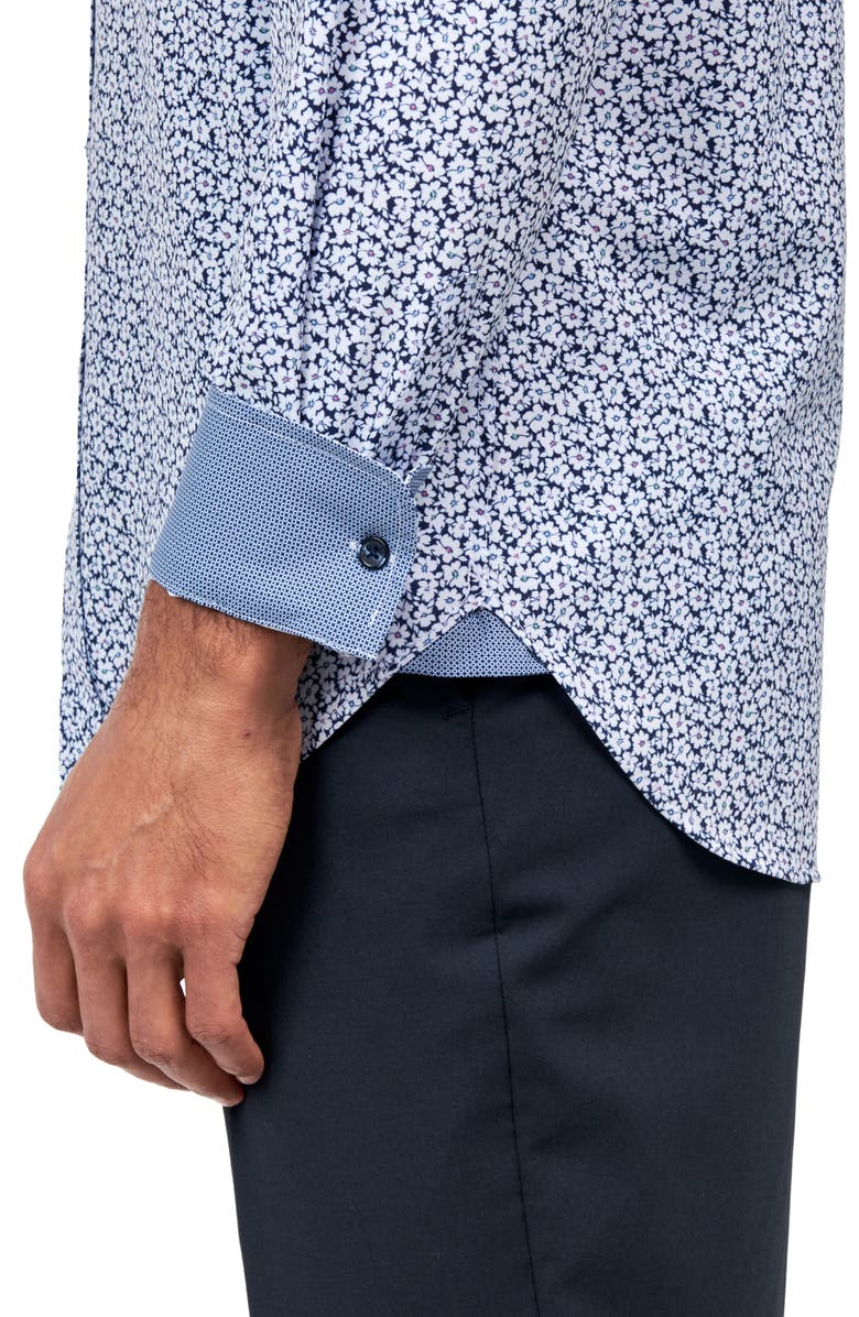 W.R.K Slim Fit Floral Stretch Performance Dress Shirt, Alternate, color,