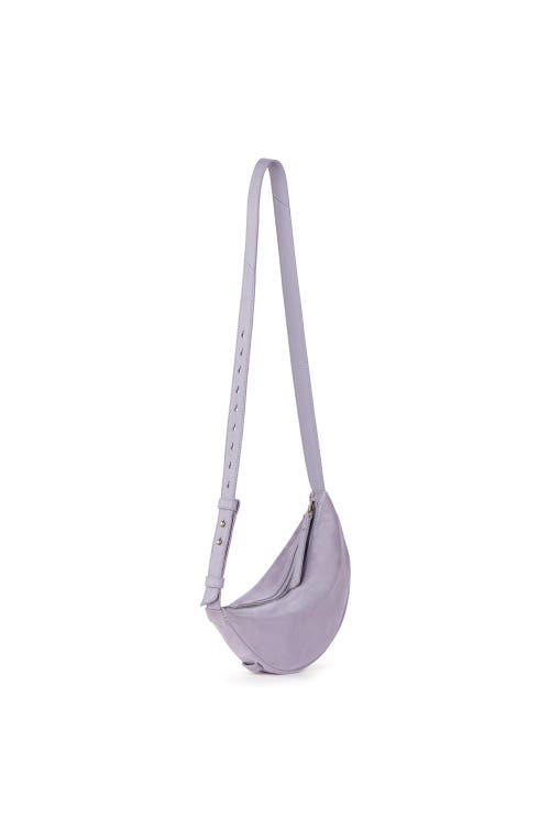 The Sak Tess Sling Leather Bag In Purple