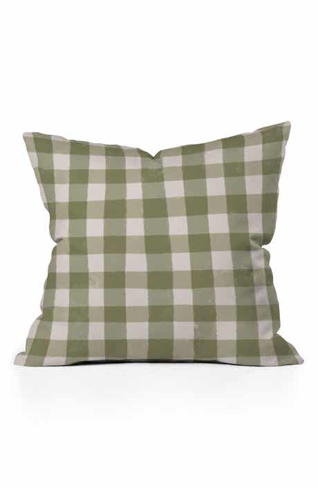 Menina Lisboa Rustic Plaid Accent Pillow