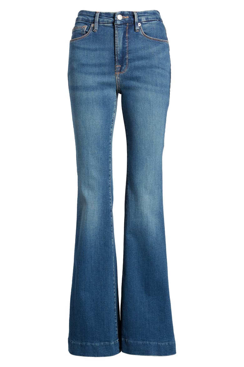 Good Legs Flare Jeans, Alternate, color, BLUE004