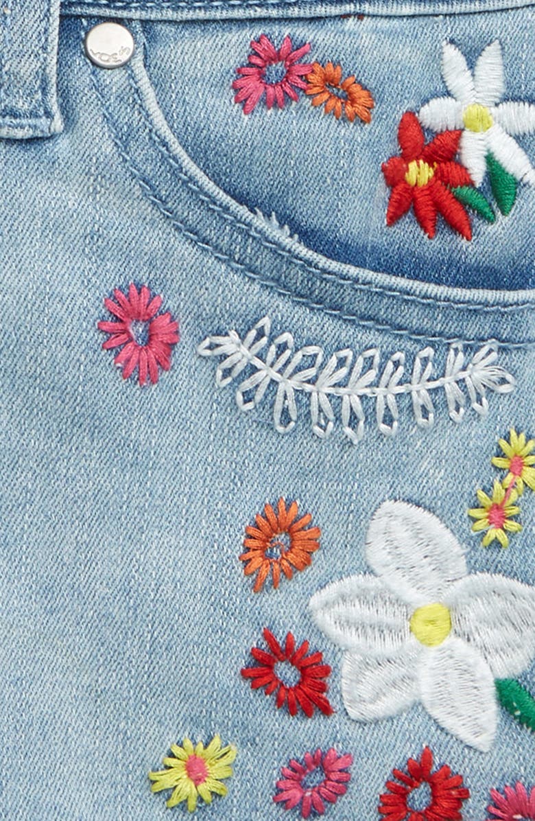 Joe's Kids' The Cali Embroidered Jean Shorts, Alternate, color,
