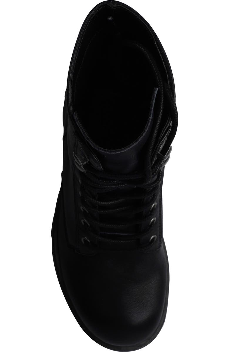 Candie's Stela Lug Sole Bootie, Alternate, color, Black