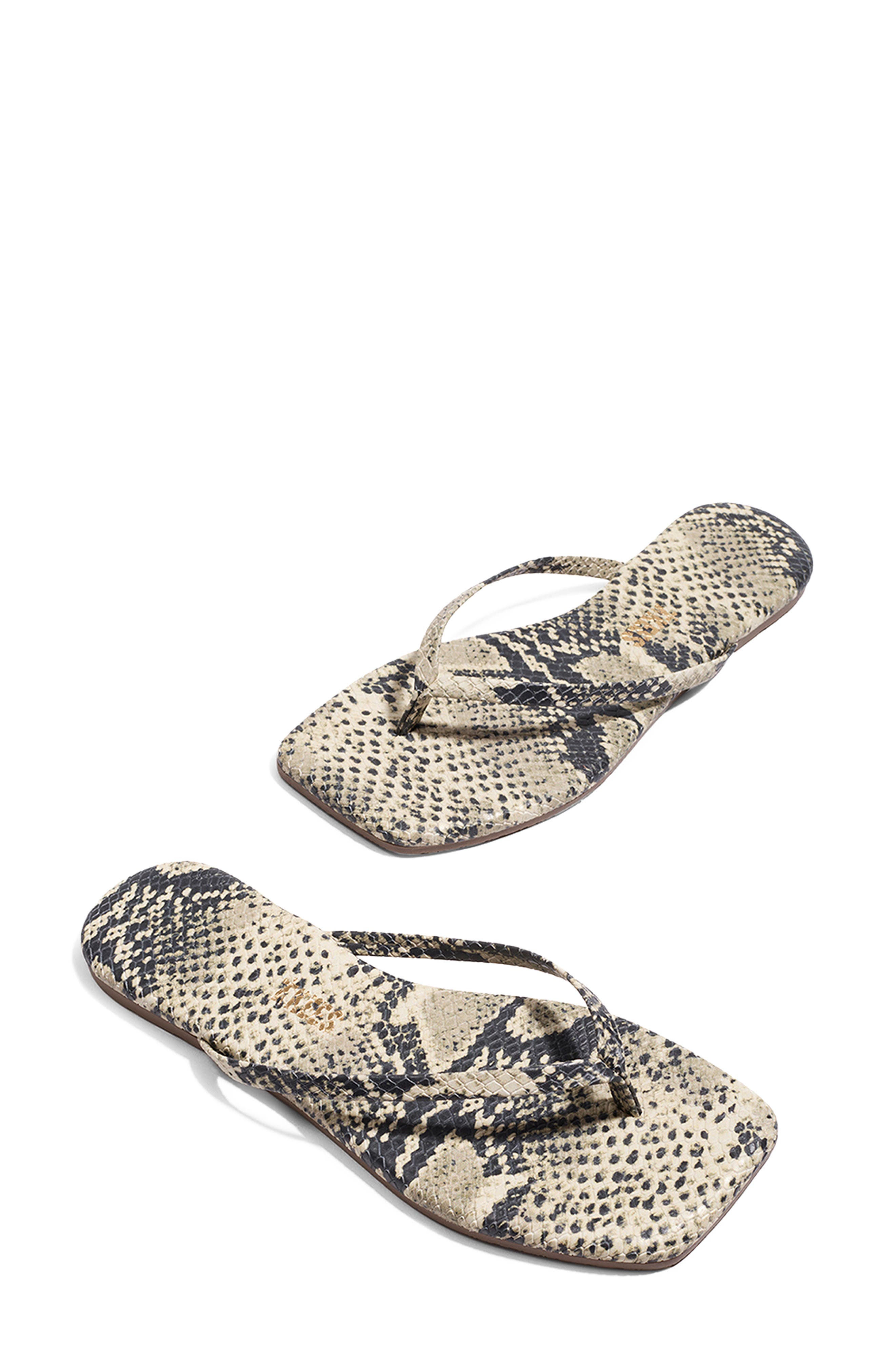 Square Toe Flip Flop, Alternate, color, SANDSNAKE