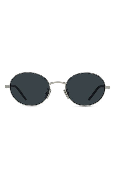 City 51mm Oval Sunglasses