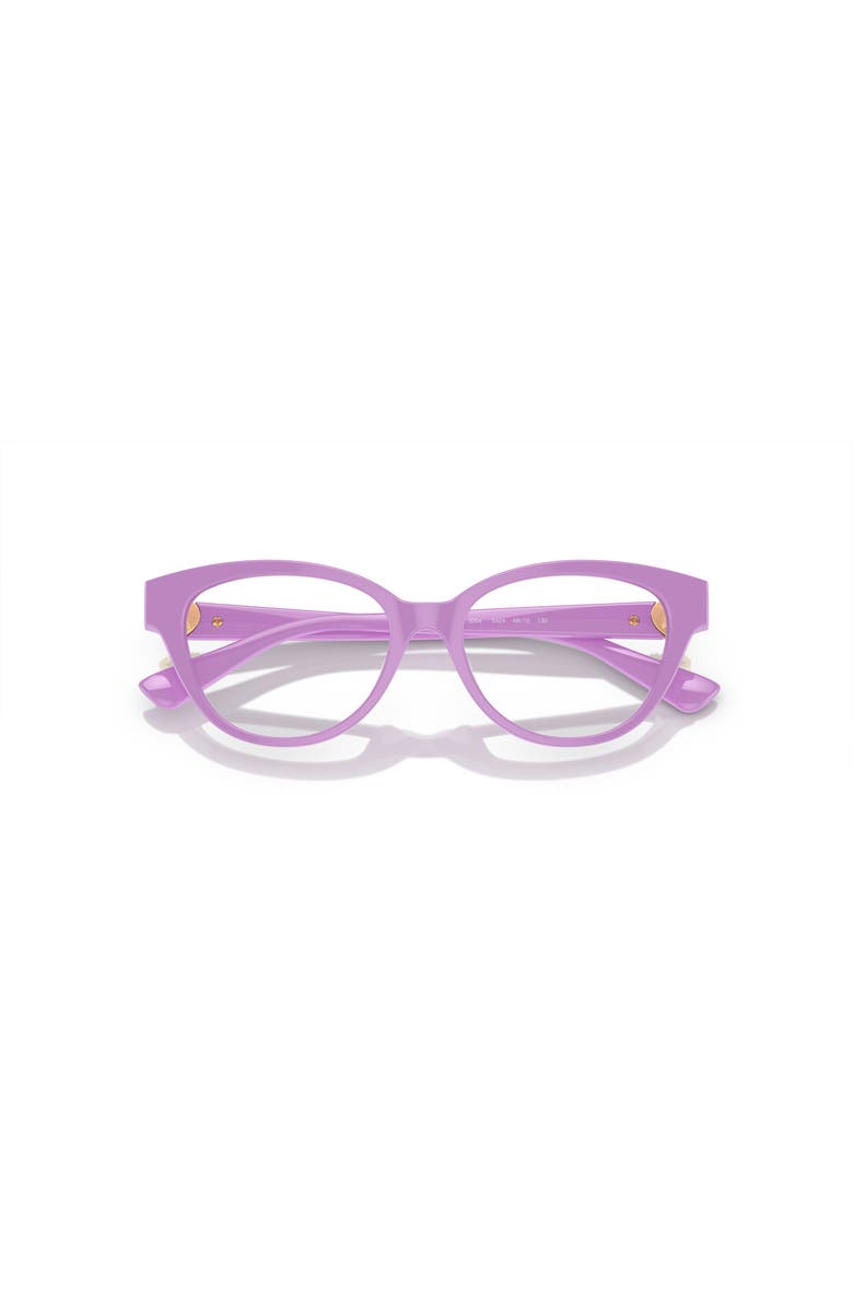 Versace 48mm Cat Eye optical glasses, Alternate, color, Violet