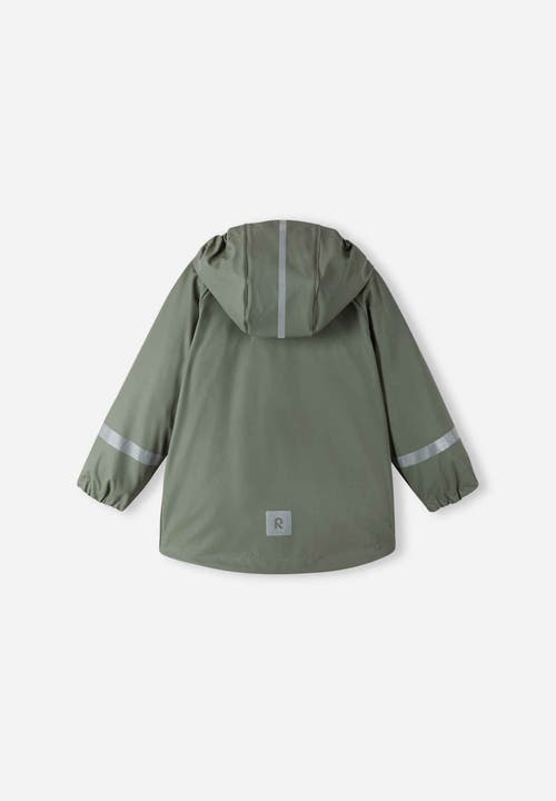 Reima Lampi Raincoat In Greyish Green