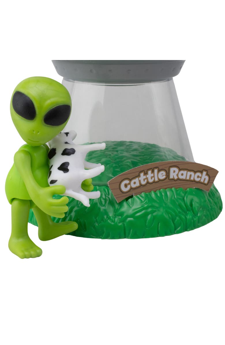 Space Adventure Space Beam It Up Alien UFO Cow Abduction Toy, Alternate, color, Multicolored