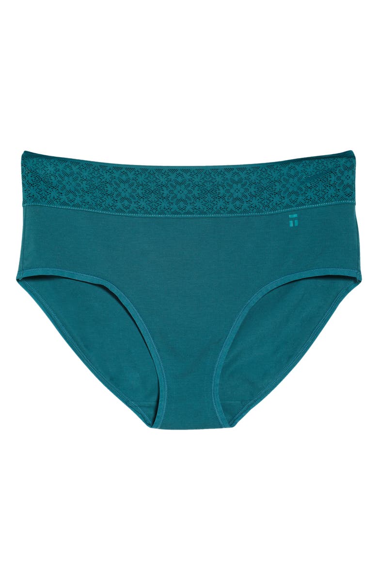 Tommy John Cool Cotton & Lace Briefs, Alternate, color, 