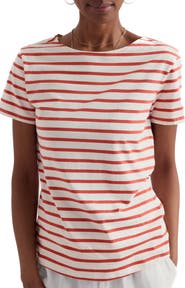 Seasalt Cornwall Sailor Stripe Organic Cotton T-Shirt