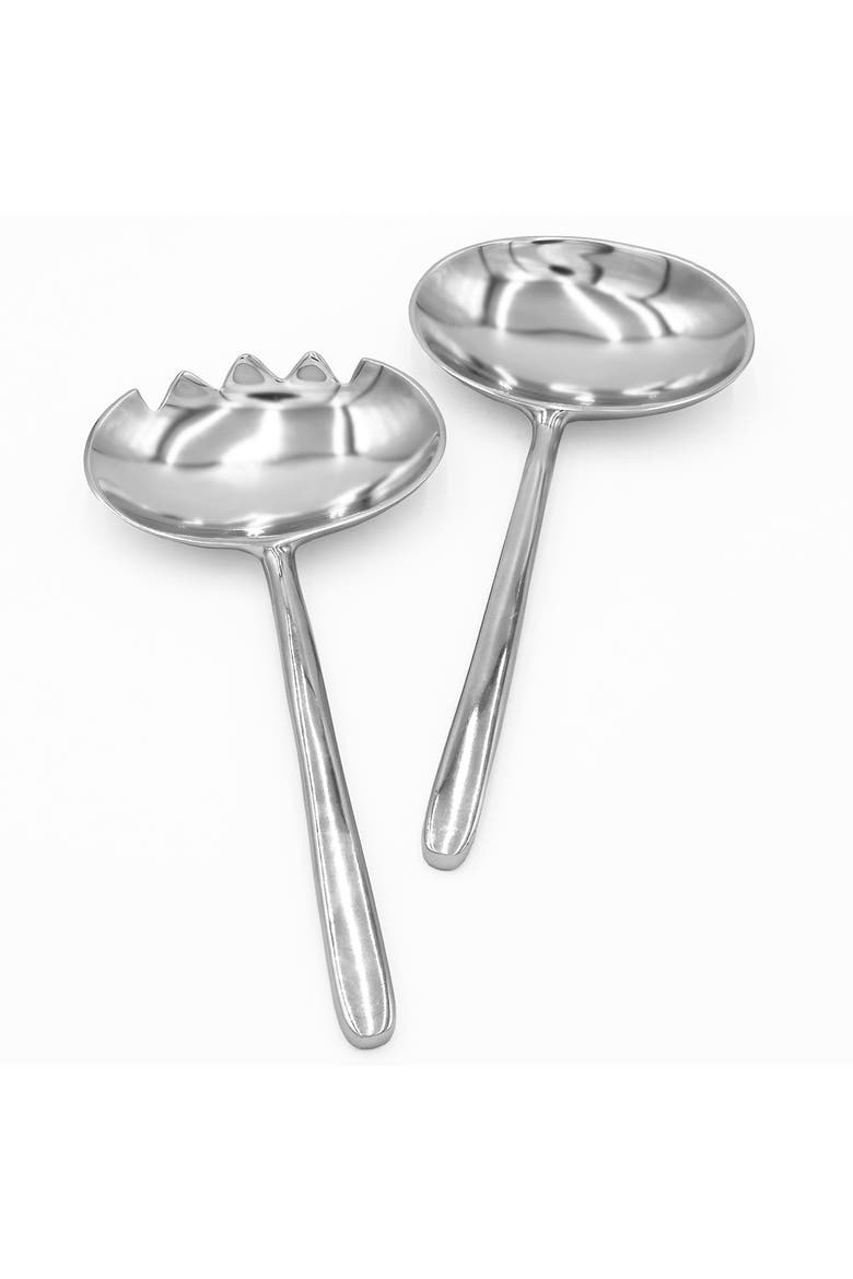 San Miguel Salad Server, Alternate, color, Silver