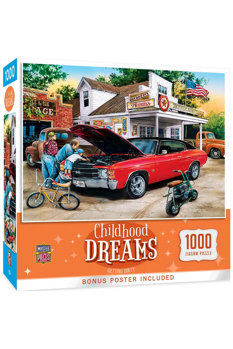 Getting Dirty 1000 Piece Jigsaw Puzzle, Main, color, Multicolor