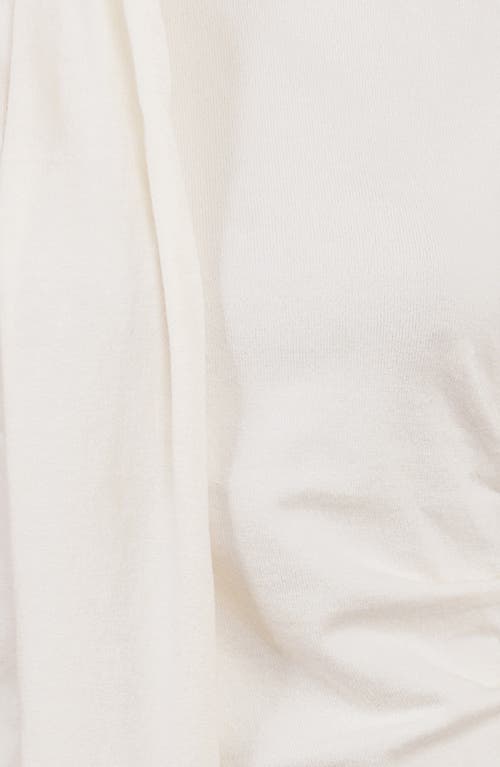 Shop House Of Cb Clementine Sleeveless Drape Top With Scarf Detail In Ivory