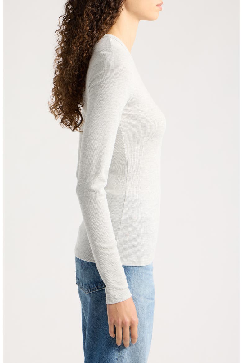 Featherweight Freestyle Layering Long Sleeve Tee, Alternate, color, LIGHT GREY HEATHER