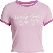BP. Ringer Crop Graphic Baby Tee