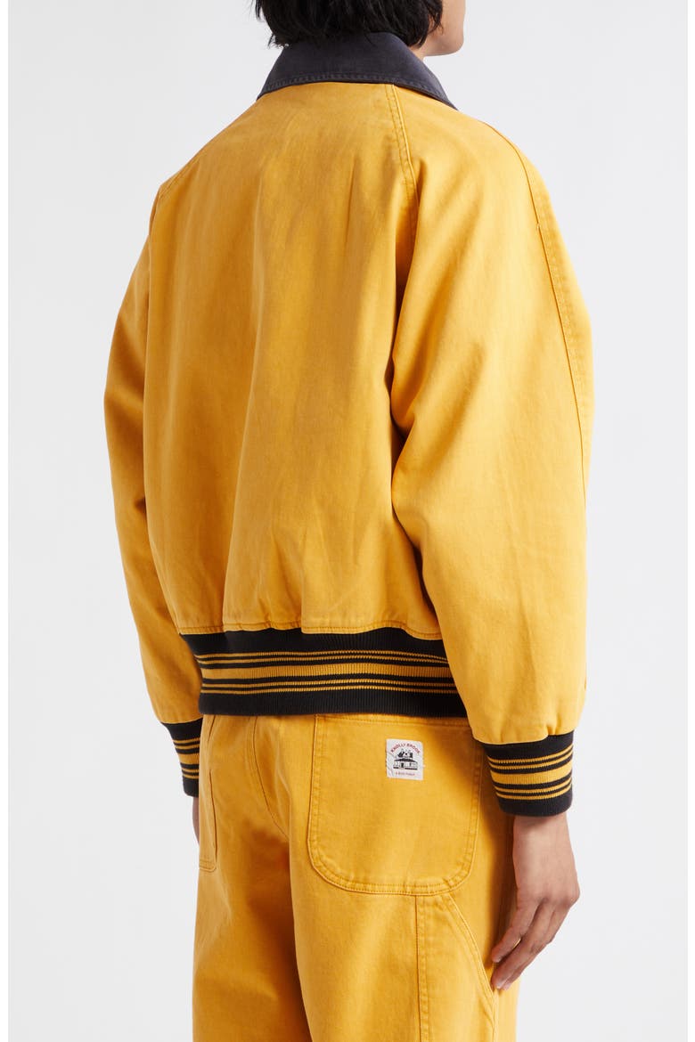 Banbury Cotton Twill Jacket, Alternate, color, YELLOW BLACK