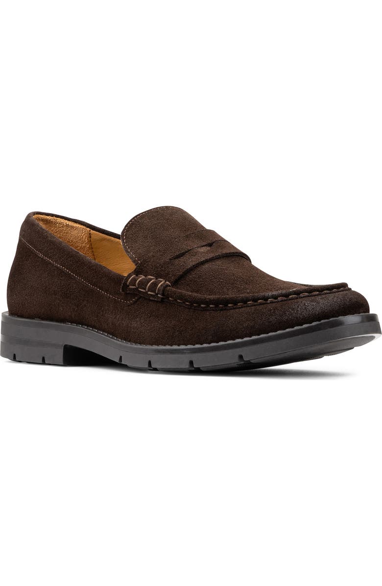 Donald Pliner Caiden Penny Loafer, Main, color, Expresso