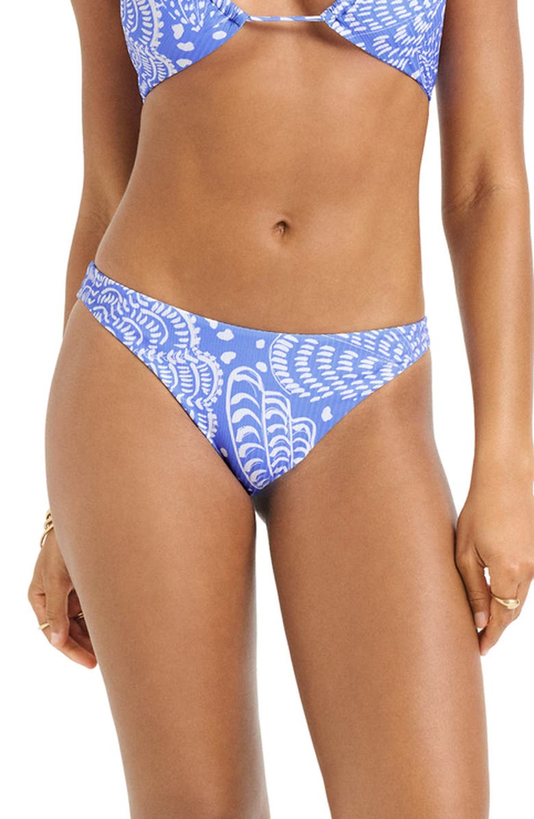 Vitamin A<sup>®</sup> Cali High Cut Bikini Bottoms, Main, color, Blue